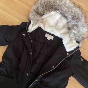 Michael Kors Girls coat size small only worn twice. Almost like new!